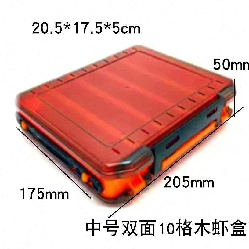 Clear Plastic Lure Box, Multi-Compartment Tackle Storage – option photo