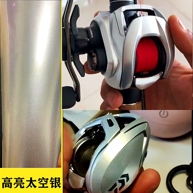 Baitcasting Reel Protective Wrap Film Sticker, Left/Right Handle – option photo