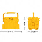 Hard Plastic Fishing Tackle Box, Sit-On Lid, Large & Small – option photo