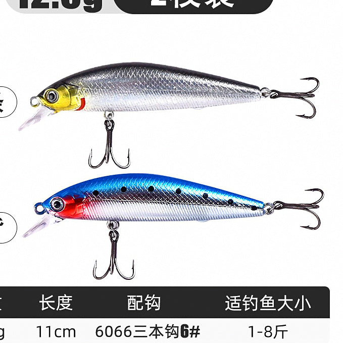 Minnow Hard Bait, Slow Sinking & Floating, 5–14 g (0.18–0.49 oz) – option photo