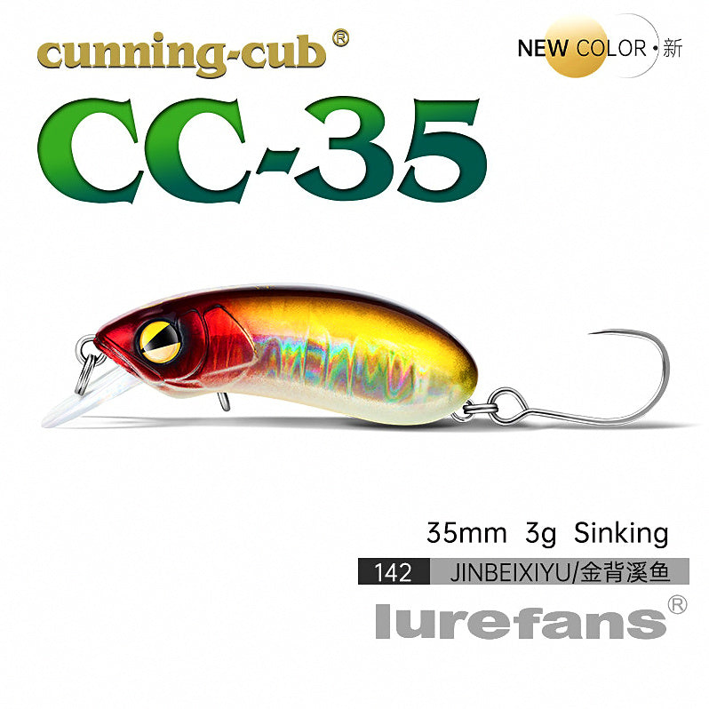 Mini Minnow Lure, Slow Sinking & Floating, 3–5 g (0.11–0.18 oz) – option photo