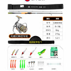 2-Piece Carbon Lure Rod, UL/L/ML, 1.5–2.4 m (4.9–7.9 ft) – option photo