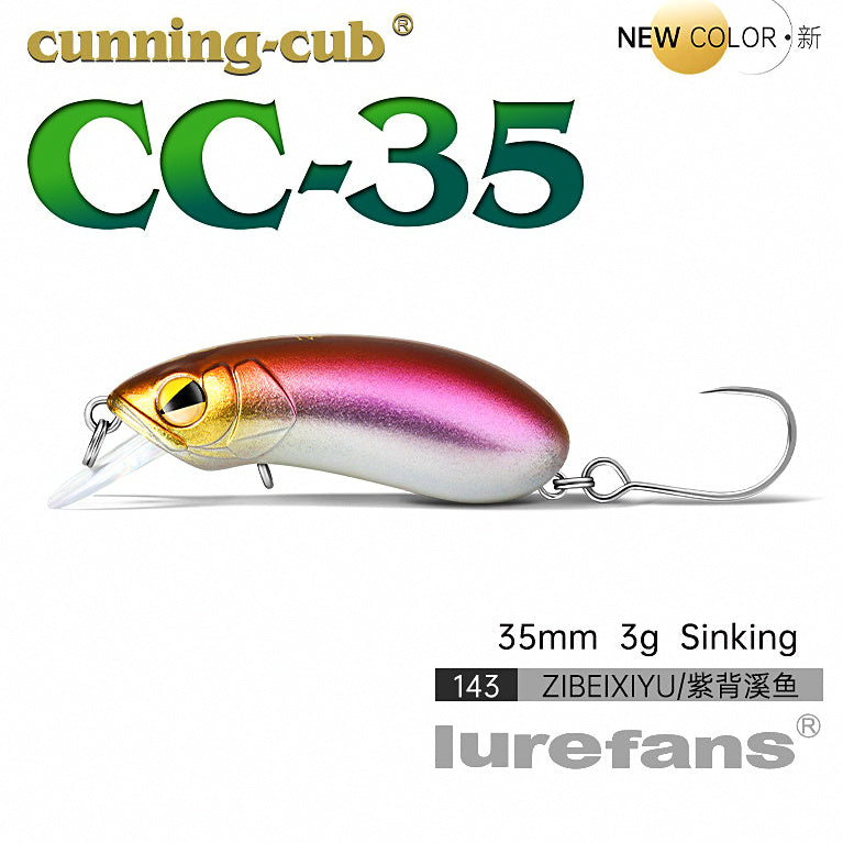 Mini Minnow Lure, Slow Sinking & Floating, 3–5 g (0.11–0.18 oz) – option photo