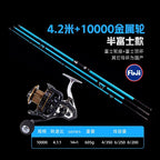 Extra-Hard Carbon Casting Rod, 3-Piece, 4.2/4.5 m (13.8/14.8 ft) – option photo