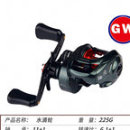 Teardrop Baitcasting Reel, 8 Bearings, Metal Spool – option photo