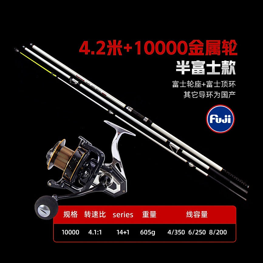 Extra-Hard Carbon Casting Rod, 3-Piece, 4.2/4.5 m (13.8/14.8 ft) – option photo