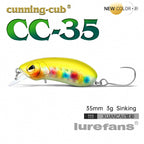 Mini Minnow Lure, Slow Sinking & Floating, 3–5 g (0.11–0.18 oz) – option photo