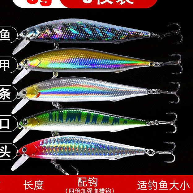 Minnow Hard Bait, Slow Sinking & Floating, 5–14 g (0.18–0.49 oz) – option photo