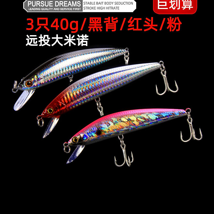 Sinking Minnow Lure, 40 g or 60 g (1.4 oz / 2.1 oz) – option photo