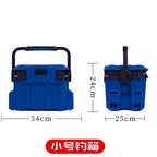 Hard Plastic Fishing Tackle Box, Sit-On Lid, Large & Small – option photo