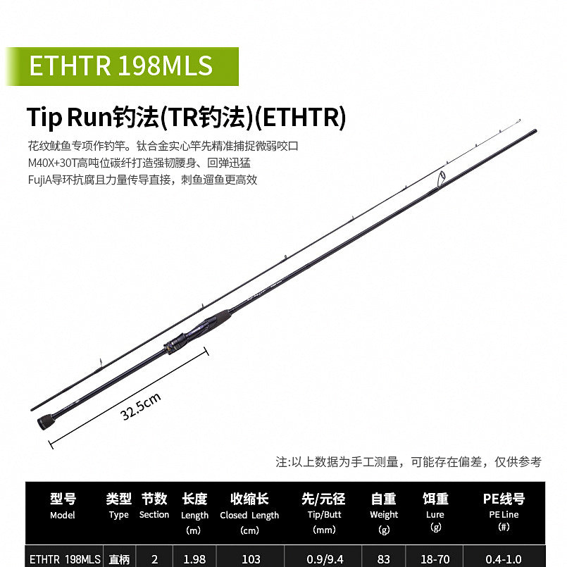 Egi Squid & Octopus Rod, Carbon, Multiple Models – option photo