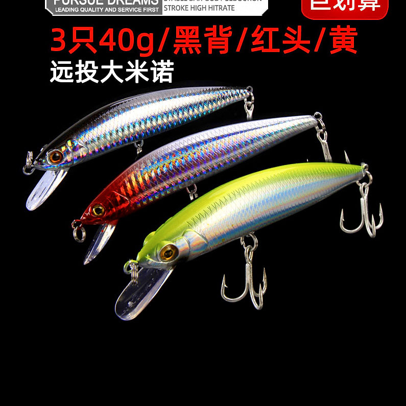 Sinking Minnow Lure, 40 g or 60 g (1.4 oz / 2.1 oz) – option photo