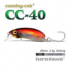 Mini Minnow Lure, Slow Sinking & Floating, 3–5 g (0.11–0.18 oz) – option photo