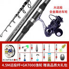 Carbon Surf Casting Rod, 4-Piece, 2.1–5.4 m (6.9–17.7 ft) – option photo