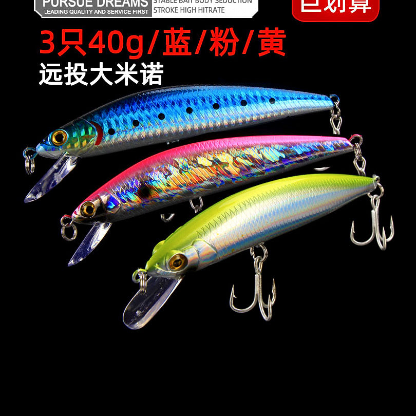 Sinking Minnow Lure, 40 g or 60 g (1.4 oz / 2.1 oz) – option photo