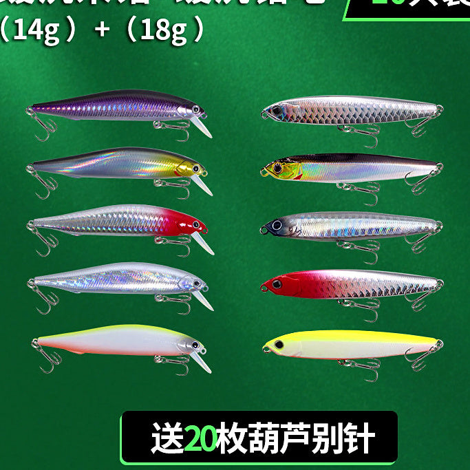 Slow-Sinking Pencil & Minnow Lures, 7–24 g (0.25–0.85 oz) – option photo