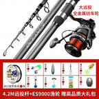 Carbon Surf Casting Rod, 4-Piece, 2.1–5.4 m (6.9–17.7 ft) – option photo