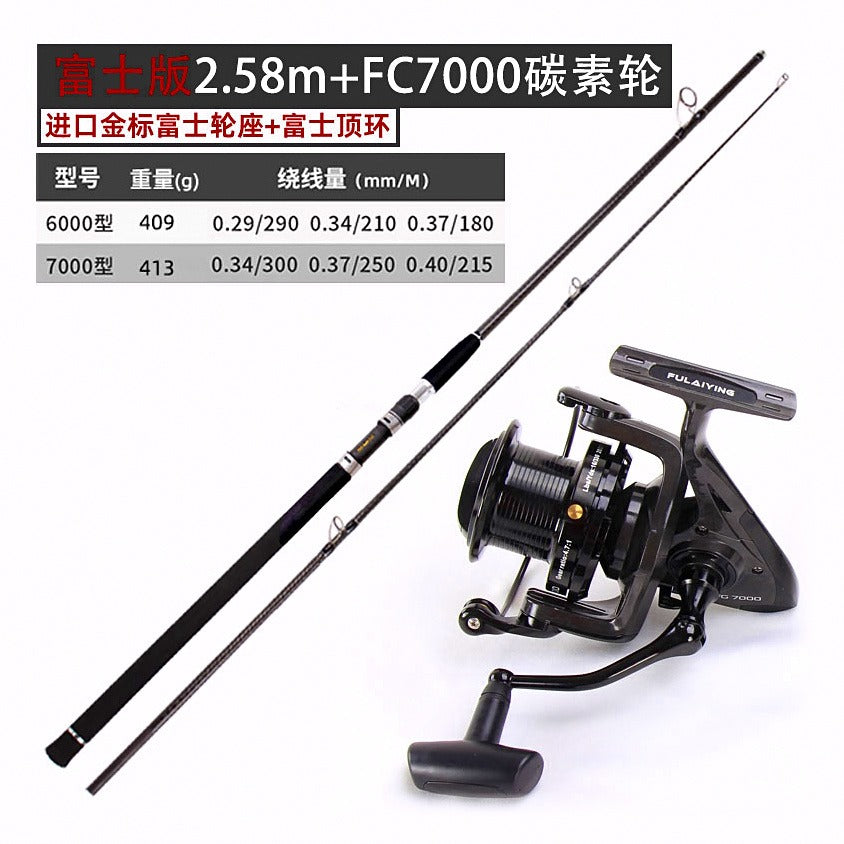 XXXH 2-Piece Carbon Lure Rod, 2.58–3.3 m (8.5–10.8 ft) – option photo