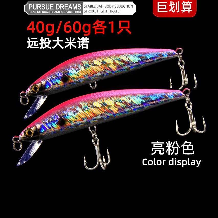 Sinking Minnow Lure, 40 g or 60 g (1.4 oz / 2.1 oz) – option photo