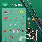 Carbon Fiber Iso Rock Fishing Rod, 3.0–6.3 m (9.8–20.7 ft) – option photo