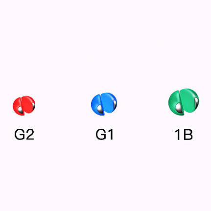 Coated Split Shot Sinkers, G2–9B, 0.014–0.145 oz (0.4–4.1 g) – option photo