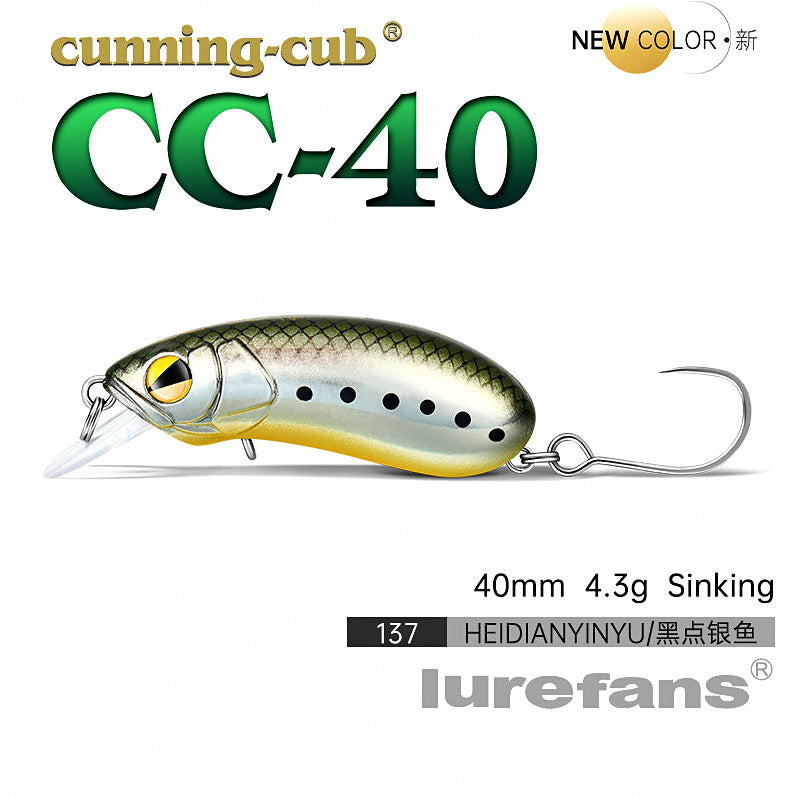 Mini Minnow Lure, Slow Sinking & Floating, 3–5 g (0.11–0.18 oz) – option photo
