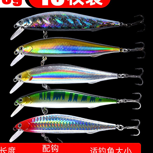 Minnow Hard Bait, Slow Sinking & Floating, 5–14 g (0.18–0.49 oz) – option photo