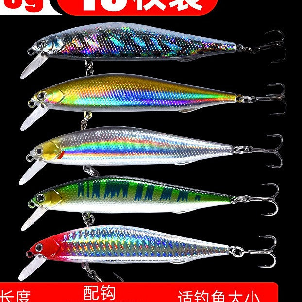 Minnow Hard Bait, Slow Sinking & Floating, 5–14 g (0.18–0.49 oz) – option photo