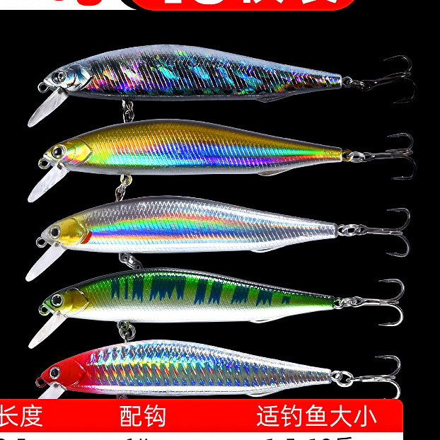 Minnow Hard Bait, Slow Sinking & Floating, 5–14 g (0.18–0.49 oz) – option photo