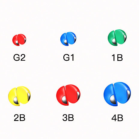 Coated Split Shot Sinkers, G2–9B, 0.014–0.145 oz (0.4–4.1 g) – option photo