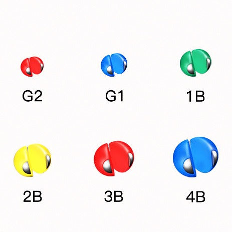 Coated Split Shot Sinkers, G2–9B, 0.014–0.145 oz (0.4–4.1 g) – option photo