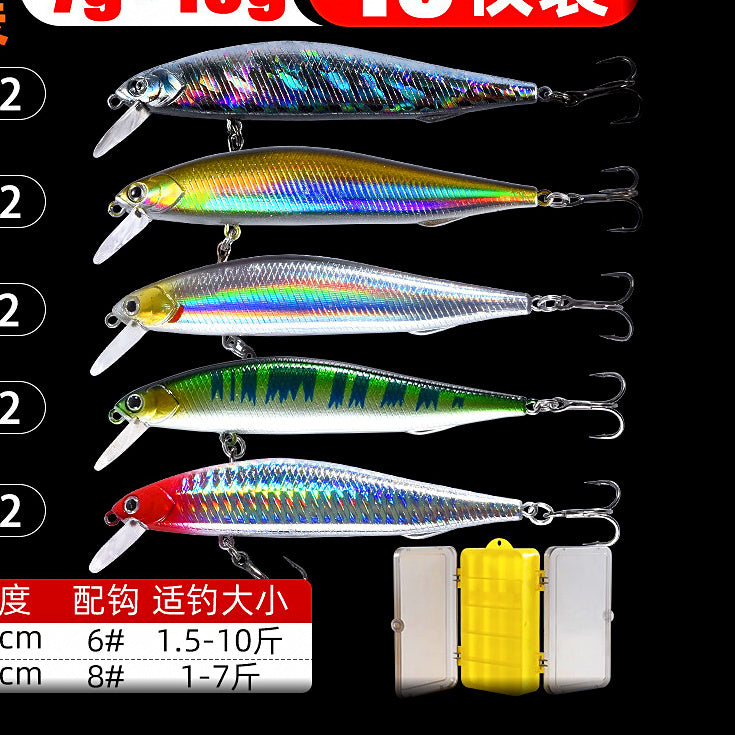 Minnow Hard Bait, Slow Sinking & Floating, 5–14 g (0.18–0.49 oz) – option photo