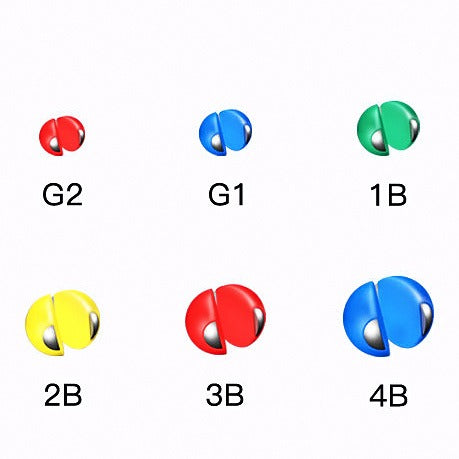 Coated Split Shot Sinkers, G2–9B, 0.014–0.145 oz (0.4–4.1 g) – option photo